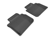 3D MAXpider 2013-2020 Lexus GS/GS Hybrid Kagu 2nd Row Floormats - Black - L1LX02521509
