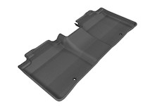 3D MAXpider 2013-2018 Lexus ES/ES Hybrid Kagu 2nd Row Floormats - Black - L1LX02721509