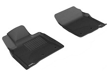 3D MAXpider 2012-2020 Lexus/Toyota LX/Land Cruiser Kagu 1st Row Floormat - Black - L1LX04411509