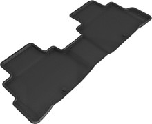 3D MAXpider 19-21 Nissan Murano Kagu 2nd Row Floormats - Black - L1NS12721509