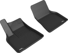 3D MAXpider 2020-2020 Tesla Model Y Kagu 1st Row Floormat - Black - L1TL01711509