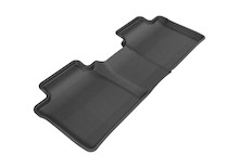 3D MAXpider 2007-2011 Toyota/Lexus Camry/ES Kagu 2nd Row Floormats - Black - L1TY00421509