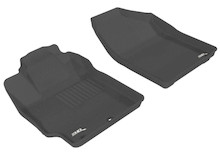 3D MAXpider 2012-2015 Toyota Prius C Kagu 1st Row Floormat - Black - L1TY09511509