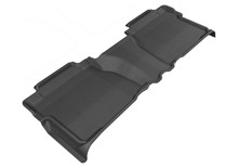 3D MAXpider 2007-2013 Toyota Tundra Double Cab Kagu 2nd Row Floormats - Black - L1TY14721509