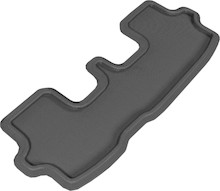 3D MAXpider 2008-2013 Toyota Highlander Kagu 3rd Row Floormats - Black - L1TY15031509