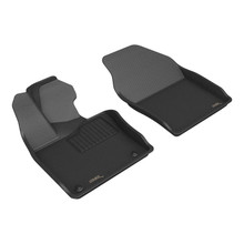 3D MAXider 2023 Toyota Prius Kagu Black Floor Mat - Row 1 - L1TY30511509