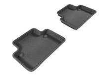 3D MAXpider 2004-2012 Volvo S40 Kagu 2nd Row Floormats - Black - L1VV00321509