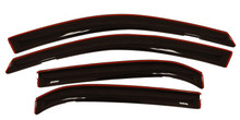 AVS 10-17 Chevy Equinox Ventvisor In-Channel Front & Rear Window Deflectors 4pc - Smoke - 194166