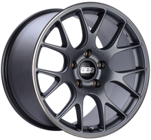 BBS CH-R 19x10 5x130 ET38 CB71.6 Satin Titanium Polished Rim Protector Wheel - CH110TIPO
