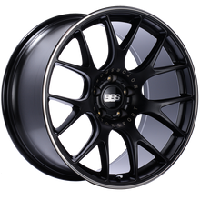 BBS CH-R 20x10.5 5x115 ET25 CB71.4 Satin Black Polished Rim Protector Wheel - CH116BPO
