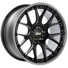 BBS CH-RII 21x10.5 5x120 ET35 Satin Black Center Platinum Lip SS Rim Prot Wheel -82mm PFS/Clip Req - CH604BPPO