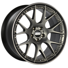 BBS CH-RII 20x9 5x120 ET25 Satin Platinum Center Black Lip SS Rim Prot Wheel -82mm PFS/Clip Req - CH653PBPO