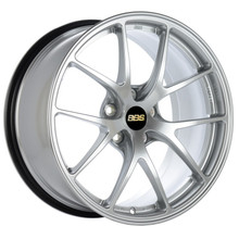 BBS RI-A 18x10 5x120 ET25 Diamond Silver Wheel -82mm PFS/Clip Required - RIA045DS