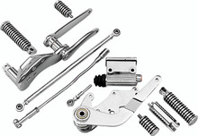 Bikers Choice 58-86 FL FX 86-99 Softail Chrome Custom Forward Controls 3/4 Inch Master Cylinder - 489723