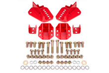 BMR 64-72 GM A-Body Coilover Conversion Kit Rear Adjust Shock Mt w/o CAB - Red - CCK402R