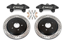 BMR Suspension 08-09 Pontiac GT Brake Kit for 15in Conversion Drilled & Slotted Rotors - Black - DBK352
