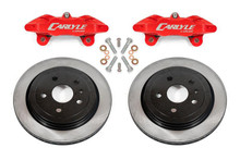 BMR 14-19 Chevrolet Corvette C7 Brake Kit For 15in Conversion Solid Rotors Red Calipers - DBK571