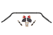 BMR 82-92 Chevrolet Camaro Sway Bar Kit Front Hollow 35mm Non-Adjustable - Black Hammertone - SB331H