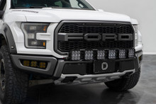 Diode Dynamics 17-20 Ford Raptor SS5 Grille CrossLink Lightbar Kit - Yellow Pro Combo - DD7338