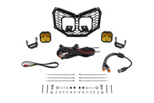 Diode Dynamics 17-24 Can-Am Maverick X3 Stage Series LED Grille Kit - Pro Yellow Combo - DD7883