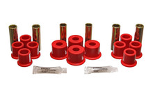 Energy Suspension 8/81-96 Ford F100/F150 2WD Red Rear Leaf Spring Bushing Set - 4.2122R
