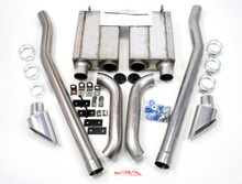 JBA 65-70 Ford Mustang 260-428 409SS Eleanor Style Dual Side Header Back Exhaust - 50-2651