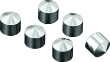 Kuryakyn Peaked Rocker Box Bolt Covers 6 Piece Twin Cam & Milwaukee-8 - 8693