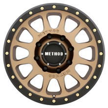 Method MR305 NV HD 18x9 +18mm Offset 8x180 130.81mm CB Method Bronze/Black Street Loc Wheel - MR30589088918H