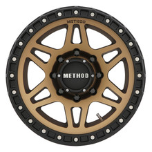 Method MR312 18x9 +18mm Offset 8x6.5 130.81mm CB Method Bronze/Black Street Loc Wheel - MR31289080918