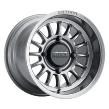 Method MR411 Bead Grip 15x7 / 4+3/13mm Offset / 4x156 / 132mm CB Gloss Titanium Wheel - MR41157046843
