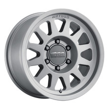 Method MR704 17x8.5 0mm Offset 6x5.5 106.25mm CB Matte Titanium Wheel - MR70478560800