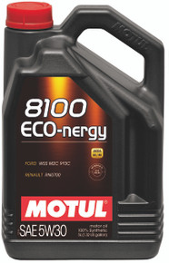 Motul 5L Synthetic Engine Oil 8100 5W30 ECO-NERGY - Ford 913C - 102898
