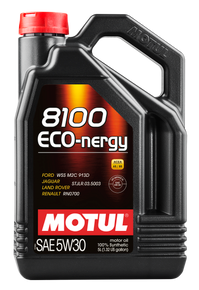 Motul 5L Synthetic Engine Oil 8100 5W30 ECO-NERGY - Ford 913C - 102898
