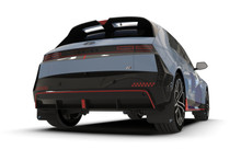 Rally Armor 2025 Hyundai Ioniq 5 N Black UR Mud Flap Silver Battery Logo - MF117-BAT-BLK-SIL