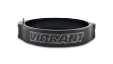 Vibrant 5in O.D. Aluminized HD 2.0 Clamp - Anodized Black (Clamp Only) - 32540