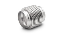 Vibrant SS Bellow Assembly w/ Solid Liner 3.5in ID x 4in overall L Electro Polished - 68935