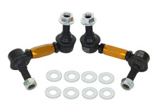 Whiteline 03+ Nissan 350z Z33 / 07-08 Infiniti G35 (Exc AWD) Fr Swaybar-Link Assy HD Adj Steel Ball - KLC110