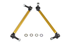 Whiteline 05+ Mustang Coupe 8cyl (Inc Shelby GT/ GT500) Front Swaybar Link Kit H/Duty Adj Steel Ball - KLC169