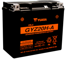 Yuasa GYZ20HA High Performance Maintenance Free AGM 12-Volt Battery - YUAM720GHA