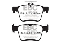 EBC 2014+ Audi A3 1.8 Turbo (w/Electronic Parking Brake) Ultimax2 Rear Brake Pads - UD1761