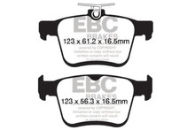 EBC 2014+ Audi A3 1.8 Turbo (w/Electronic Parking Brake) Ultimax2 Rear Brake Pads - UD1761