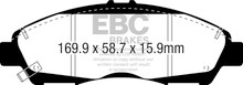 EBC 2016+ Cadillac XT5 Ultimax2 Front Brake Pads - UD1896