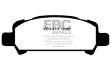 EBC 02-06 Subaru Baja 2.5 Ultimax2 Rear Brake Pads - UD770