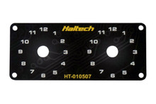 Haltech Dual Switch Panel w/Yellow Knob - HT-010507
