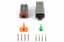 Haltech Matching Set of Deutsch DT-4 Connectors 13 Amp Plug & Pins Only - HT-031114
