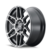 ION Type 146 20x9 / 6x135 BP / 0mm Offset / 87.1mm Hub Matte Black W/Machined Dart Tint Wheel - 146-2936TM