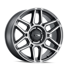 ION Type 146 20x9 / 6x135 BP / 0mm Offset / 87.1mm Hub Matte Black W/Machined Dart Tint Wheel - 146-2936TM