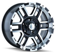 ION Type 179 16x8 / 6x139.7 BP / 10mm Offset / 106mm Hub Black/Machined Wheel - 179-6883B