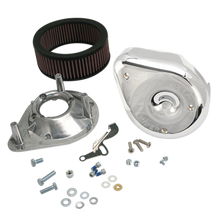 S&S Cycle 66-84 BT w/ 5 Gal Tanks Notched Teardrop Air Cleaner Kit for Super E/G Carbs - 17-0440