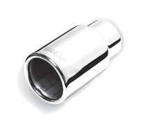 Gibson Rolled Edge Straight-Cut Tip - 3in OD/2.25in Inlet/6in Length - Stainless - 500377